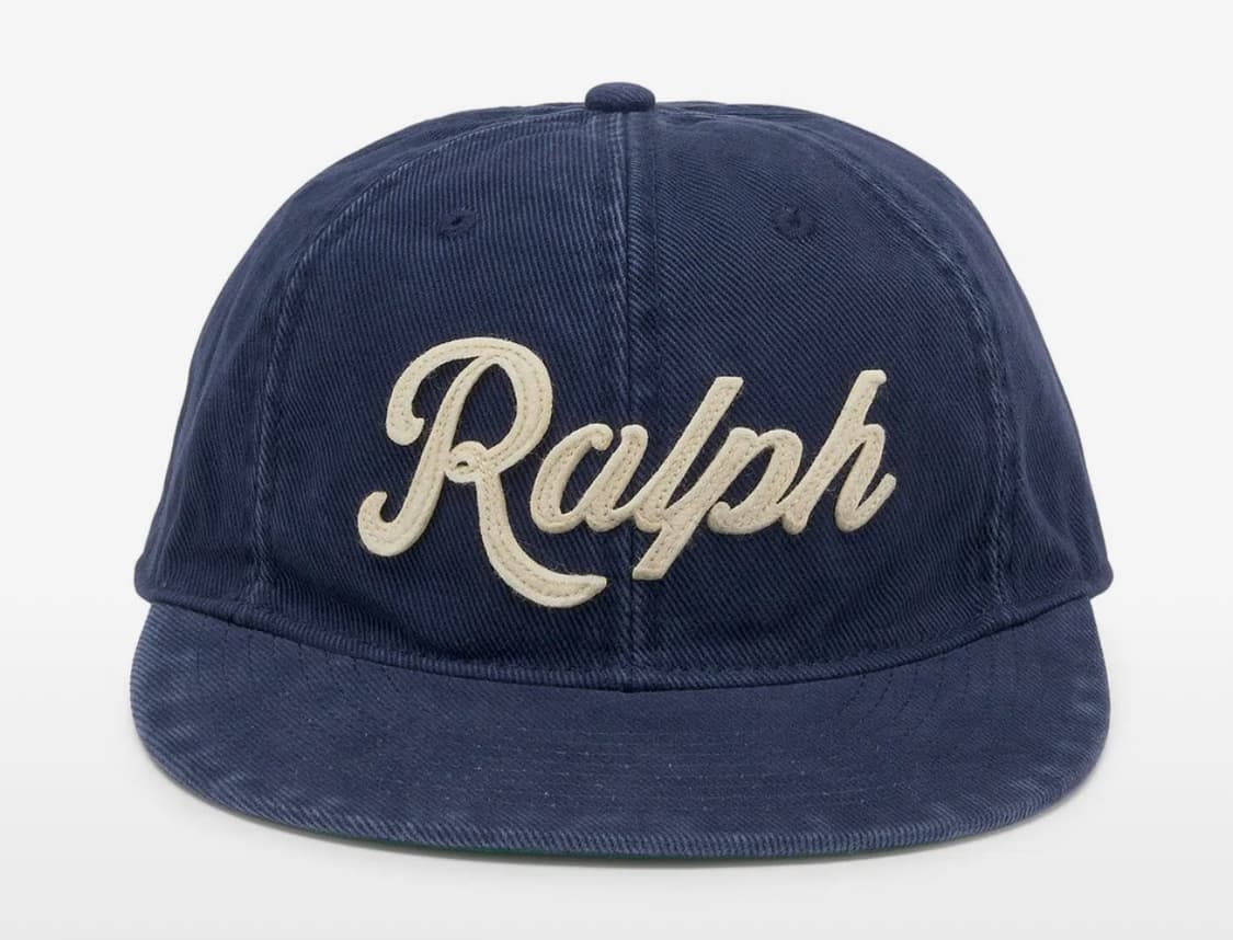 [새상품] 폴로 아플리케 볼캡 네이비 상품이미지1