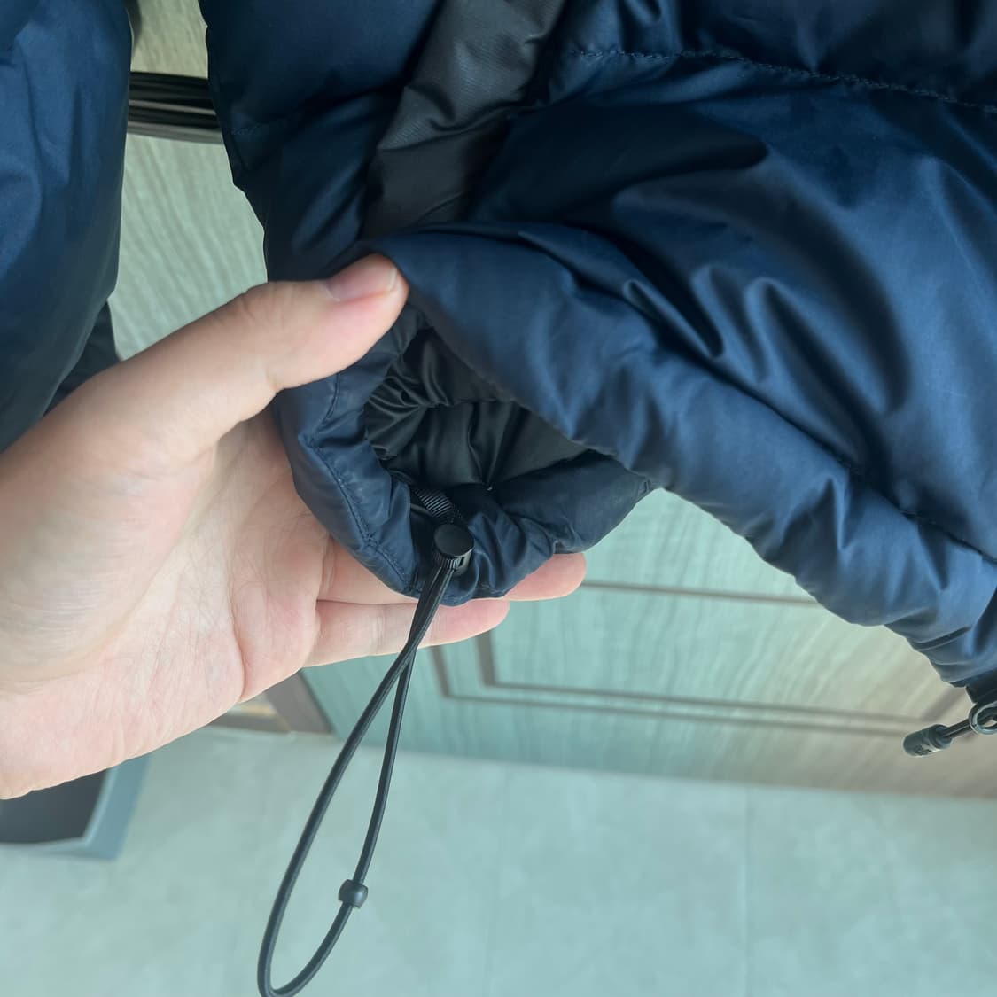 (L)노스페이스 1992 눕시 EX 패딩 잉크블랙 네이비 상품이미지5