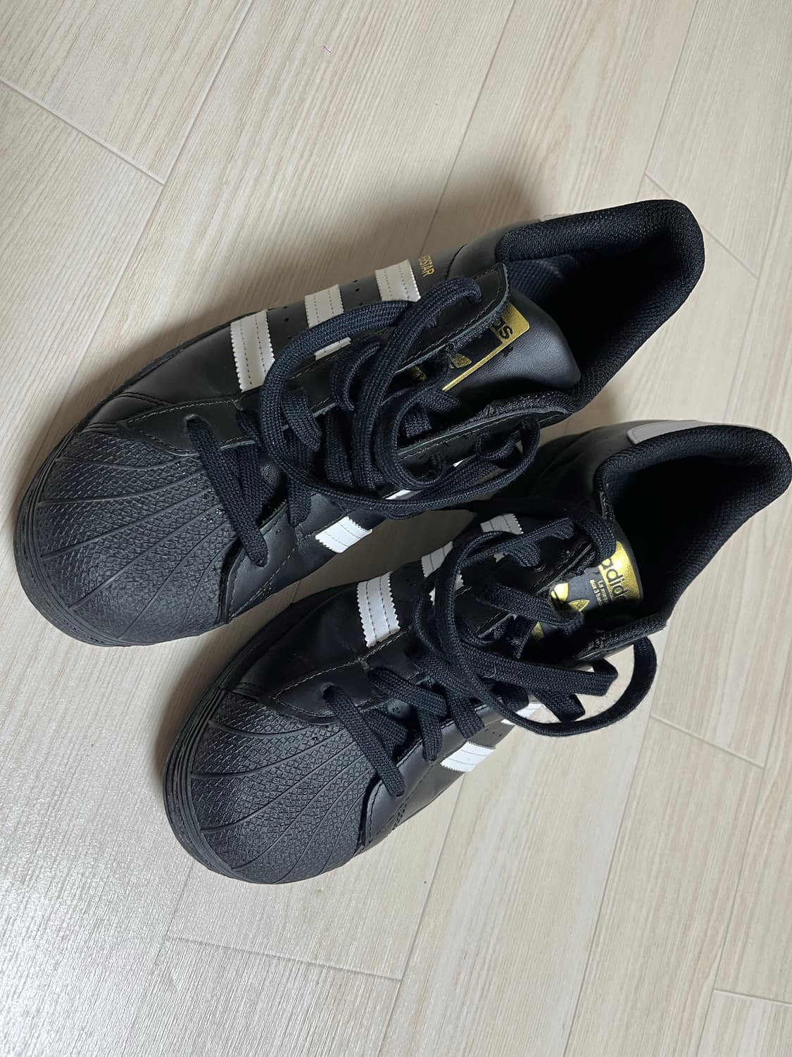 [아디다스] 슈퍼스타 코어 블랙 화이트_265 상품이미지3