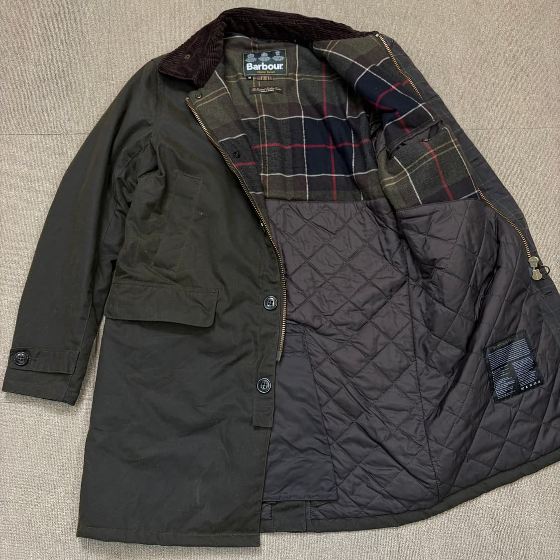 BARBOUR NAIRN WAX 바버 네른 왁스 자켓 m 상품이미지6