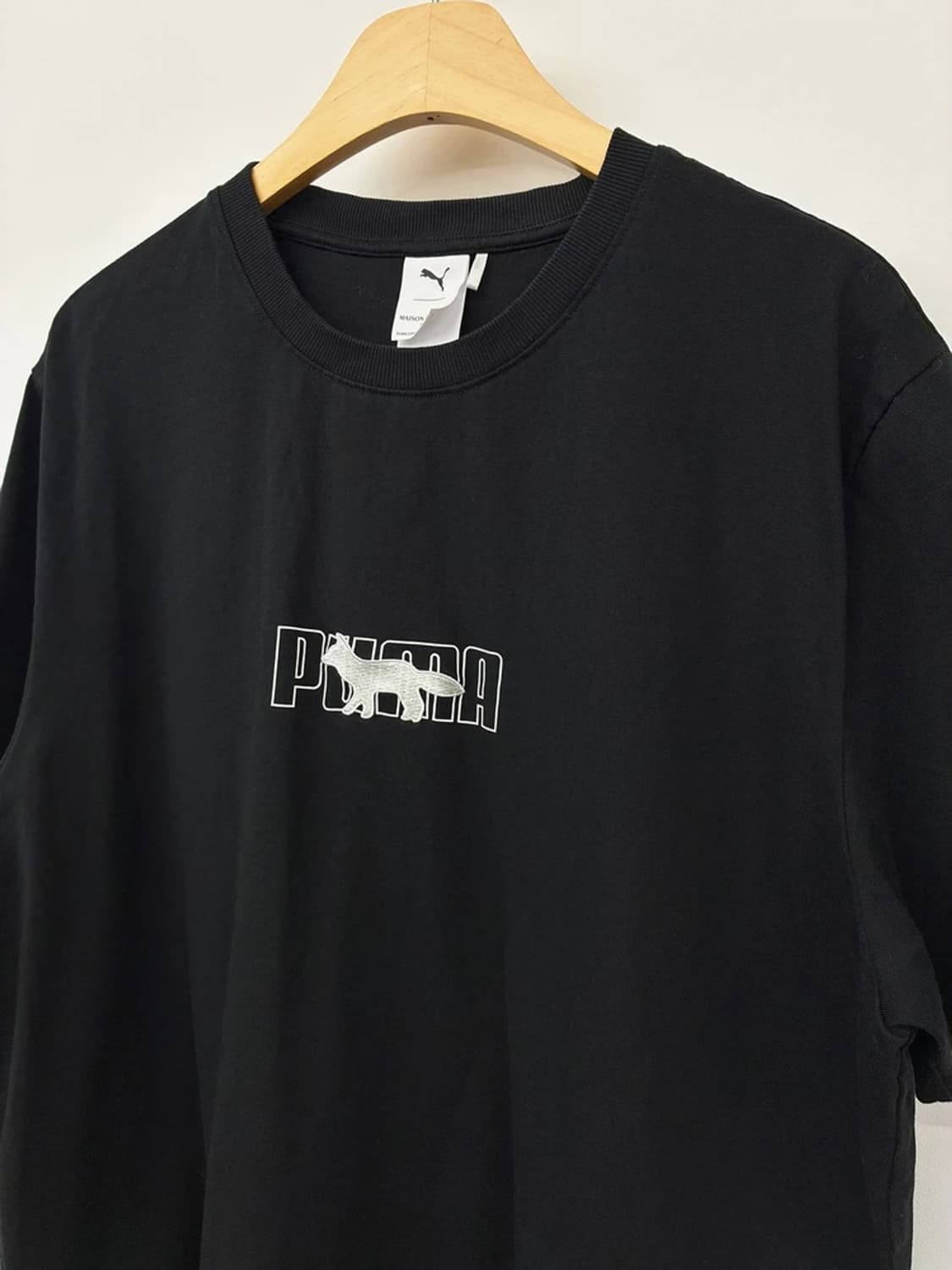 푸마x메종키츠네 로고 프린트 오버 코튼 반팔 티셔츠 PN9771 상품이미지2