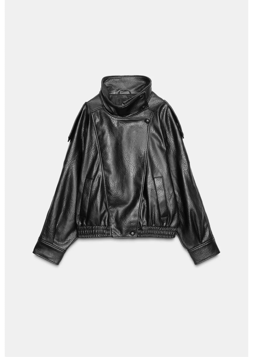 자라 페이크 레더 점퍼 s사이즈 상품이미지1
