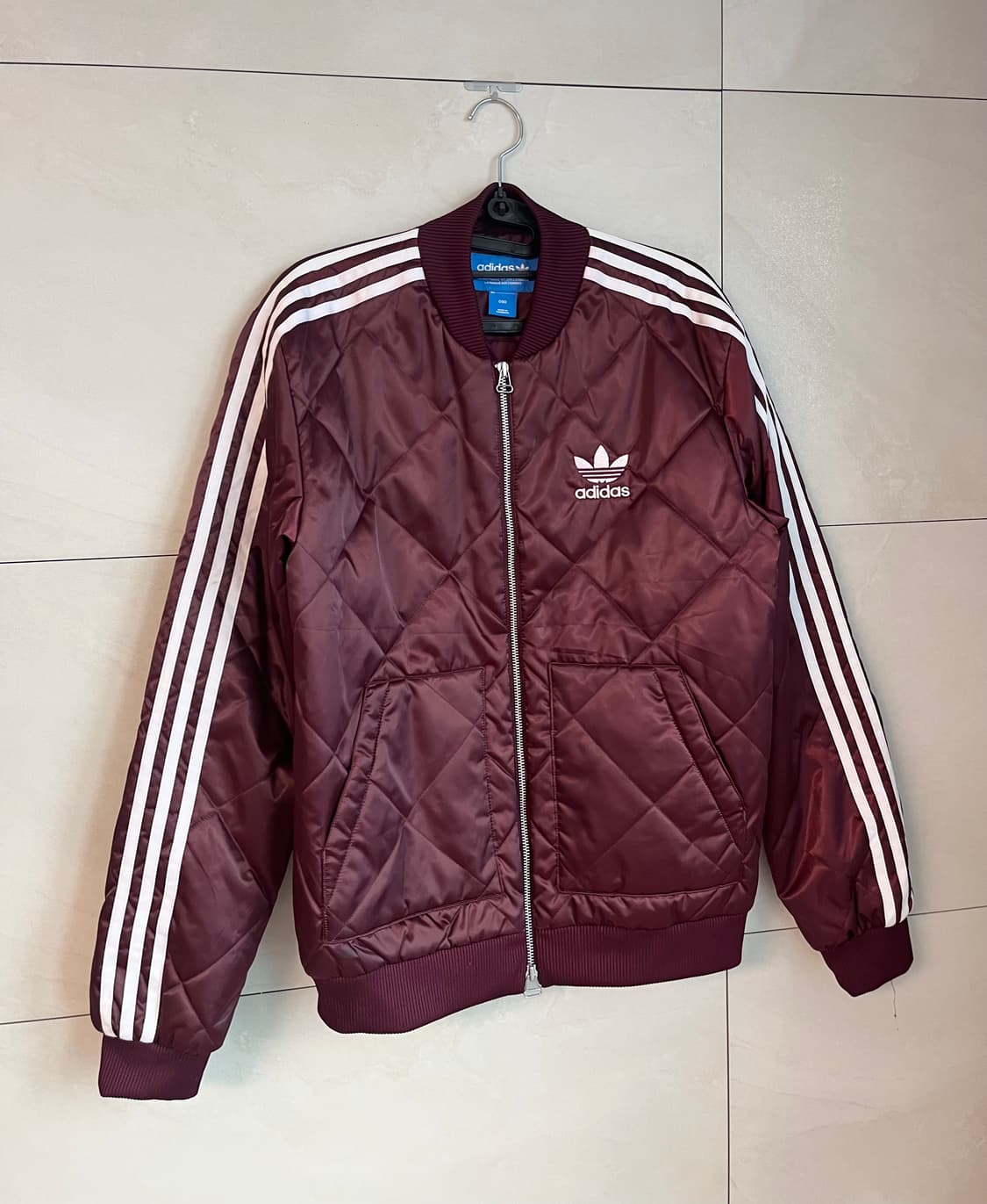 아디다스 파이어버드 퀄팅 자켓 버건디 (90)  상품이미지2
