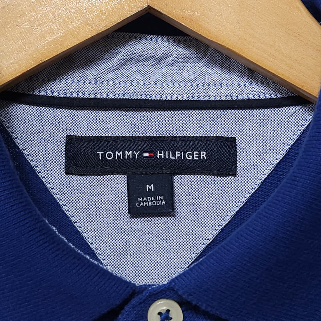 Tommy 타미 블루 반팔 카라티 100 상품이미지3
