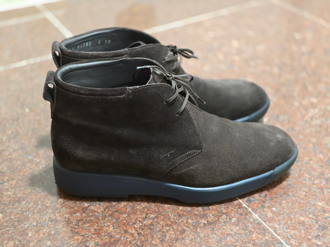 [S급] 살바토레 페라가모 스웨이드 처카 부츠 (63E) 상품이미지1