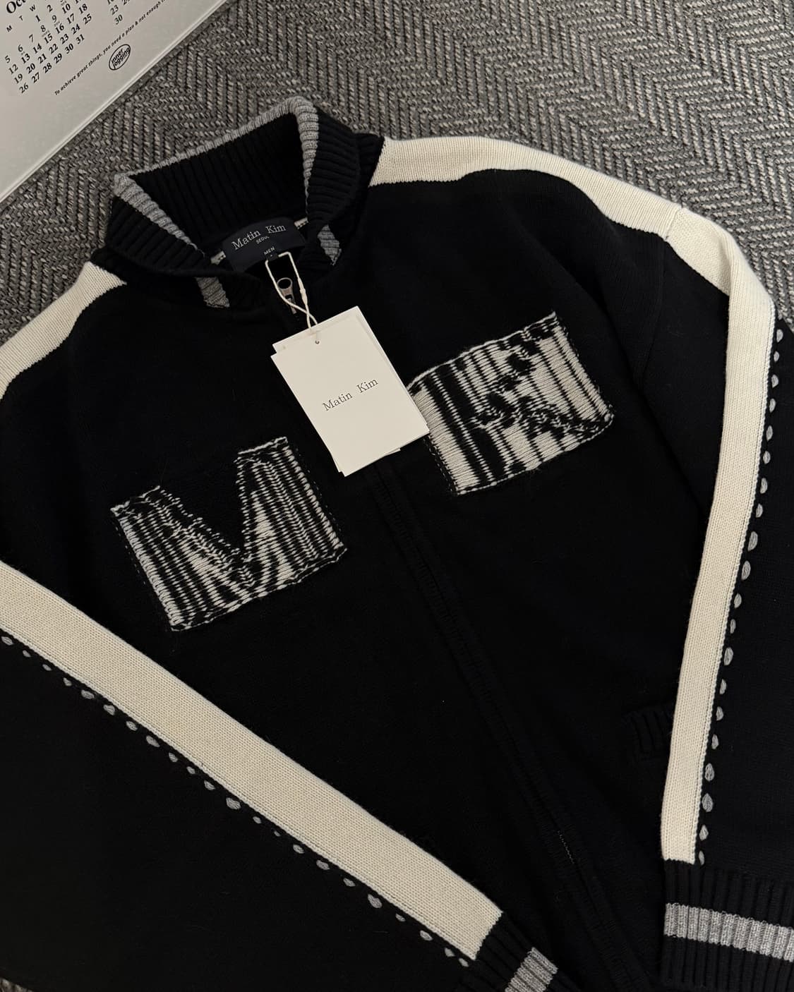 마뗑킴 니트 가디건 남성사이즈 (FREE) 상품이미지1