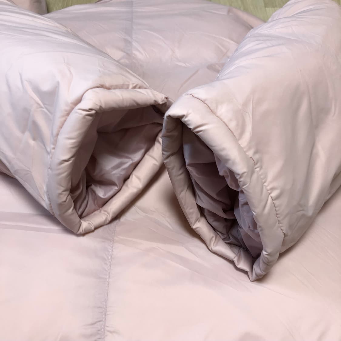 (L) 키뮤어 KIIMUIR 덕다운 벌룬 플라켓 다운 점퍼 패딩 핑크 상품이미지9