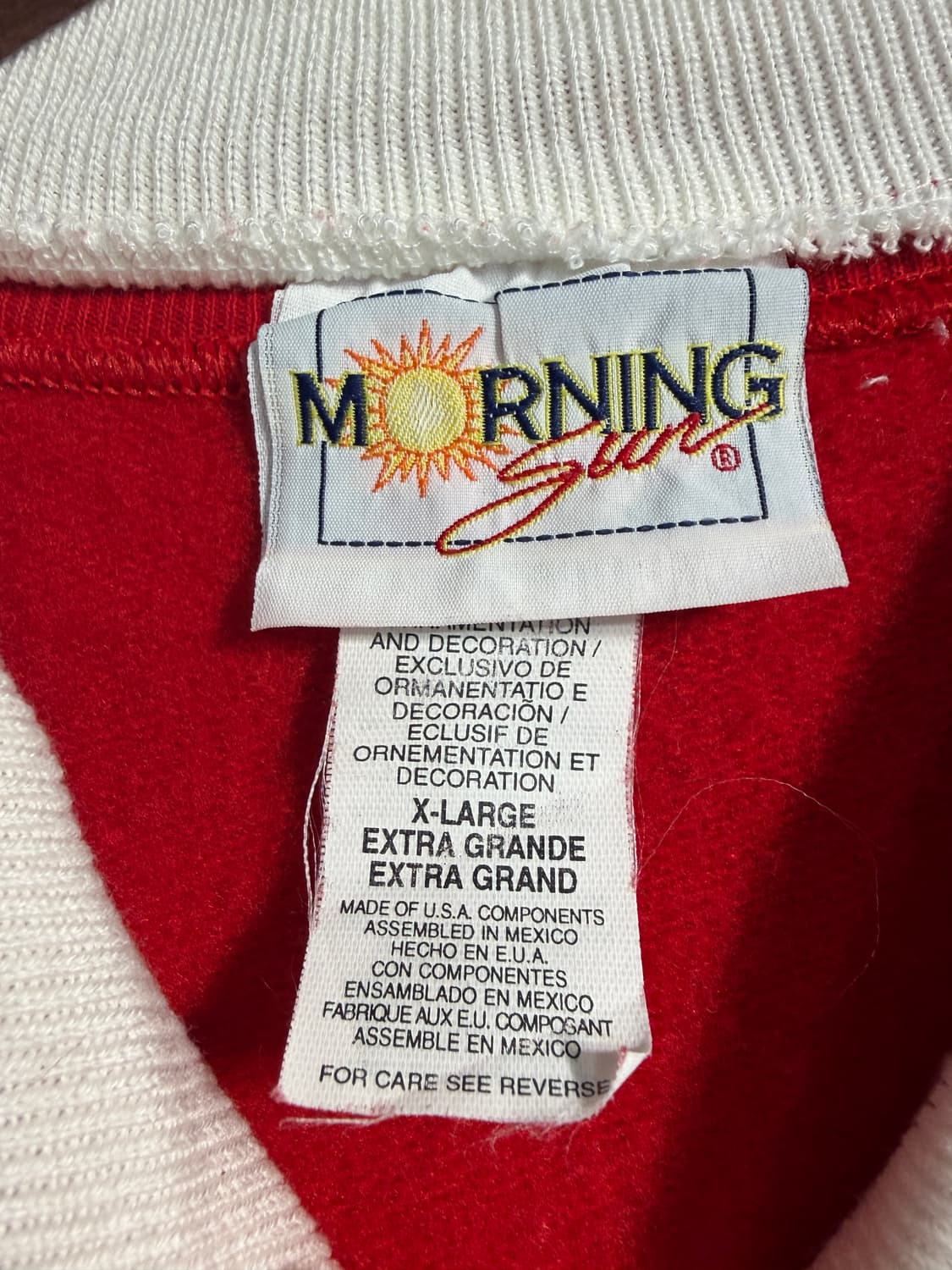 U.S.A. 크리스마스 맨투맨 XL 어글리니트 상품이미지8