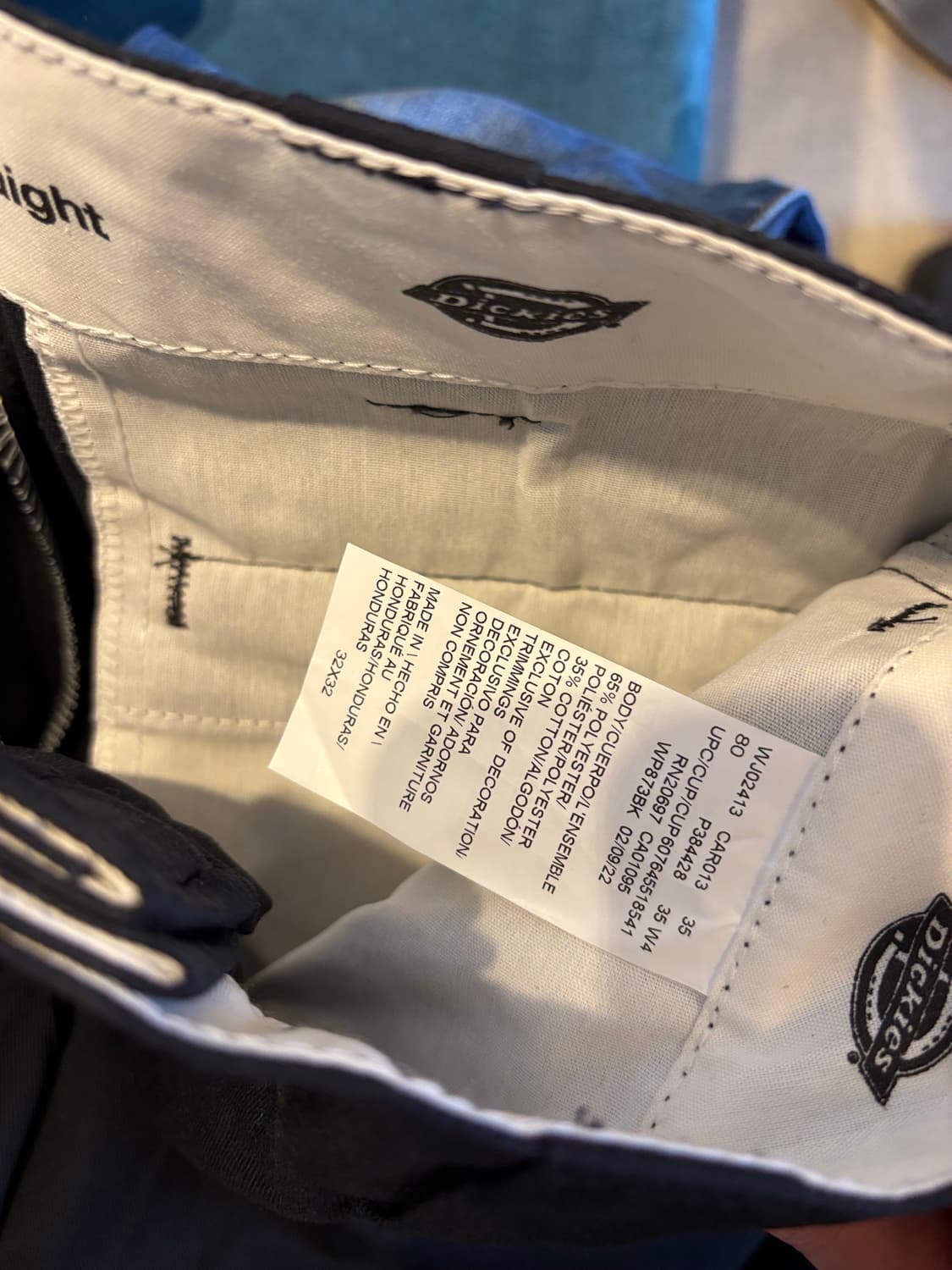 디키즈 873 블랙 팬츠 상품이미지6