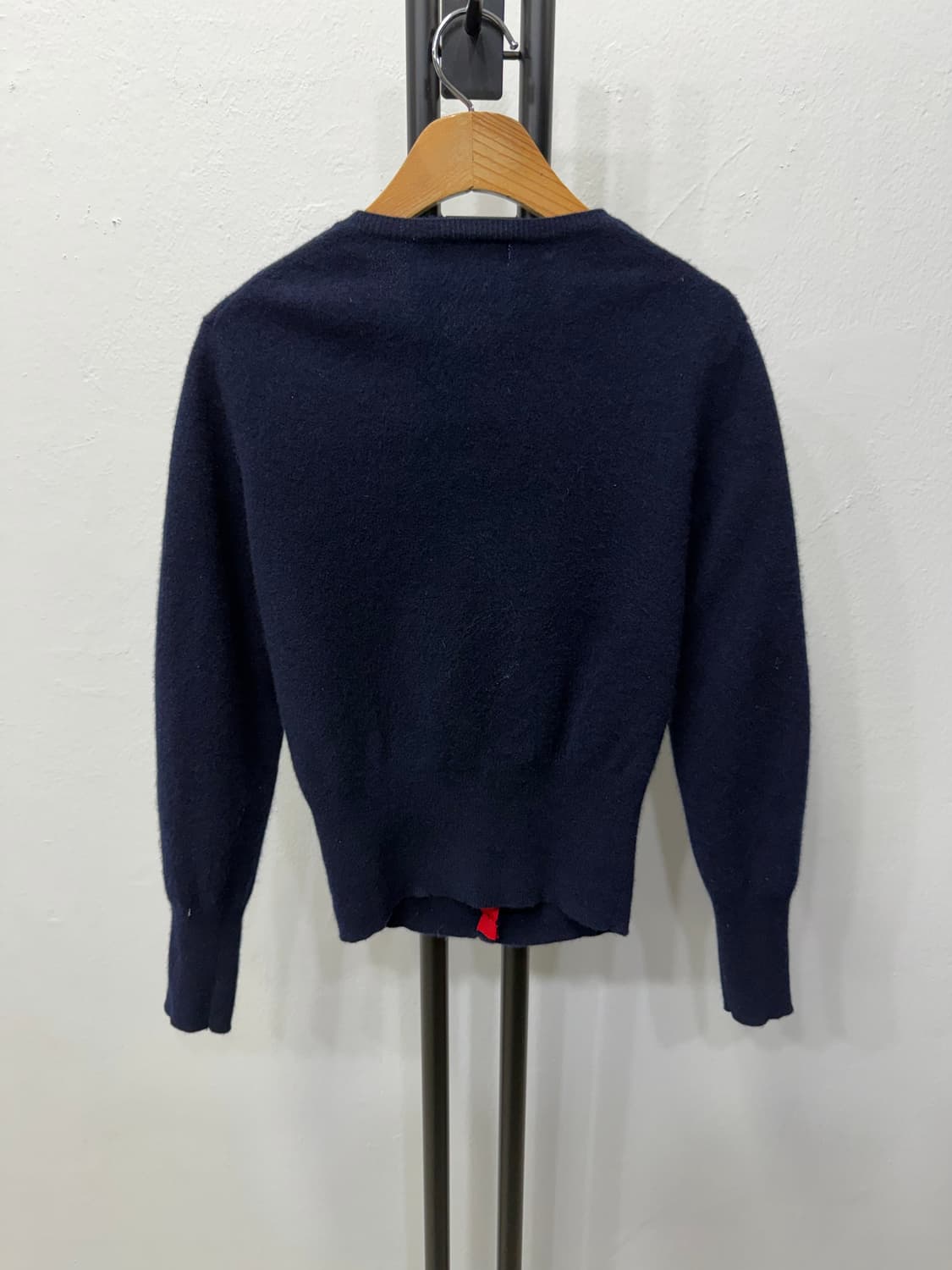 정품) 비비안웨스트우드 자수로고 네이비 가디건 1 상품이미지5