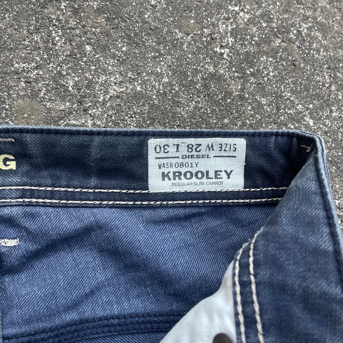 디젤 크룰리 Krooley 데님팬츠 상품이미지8