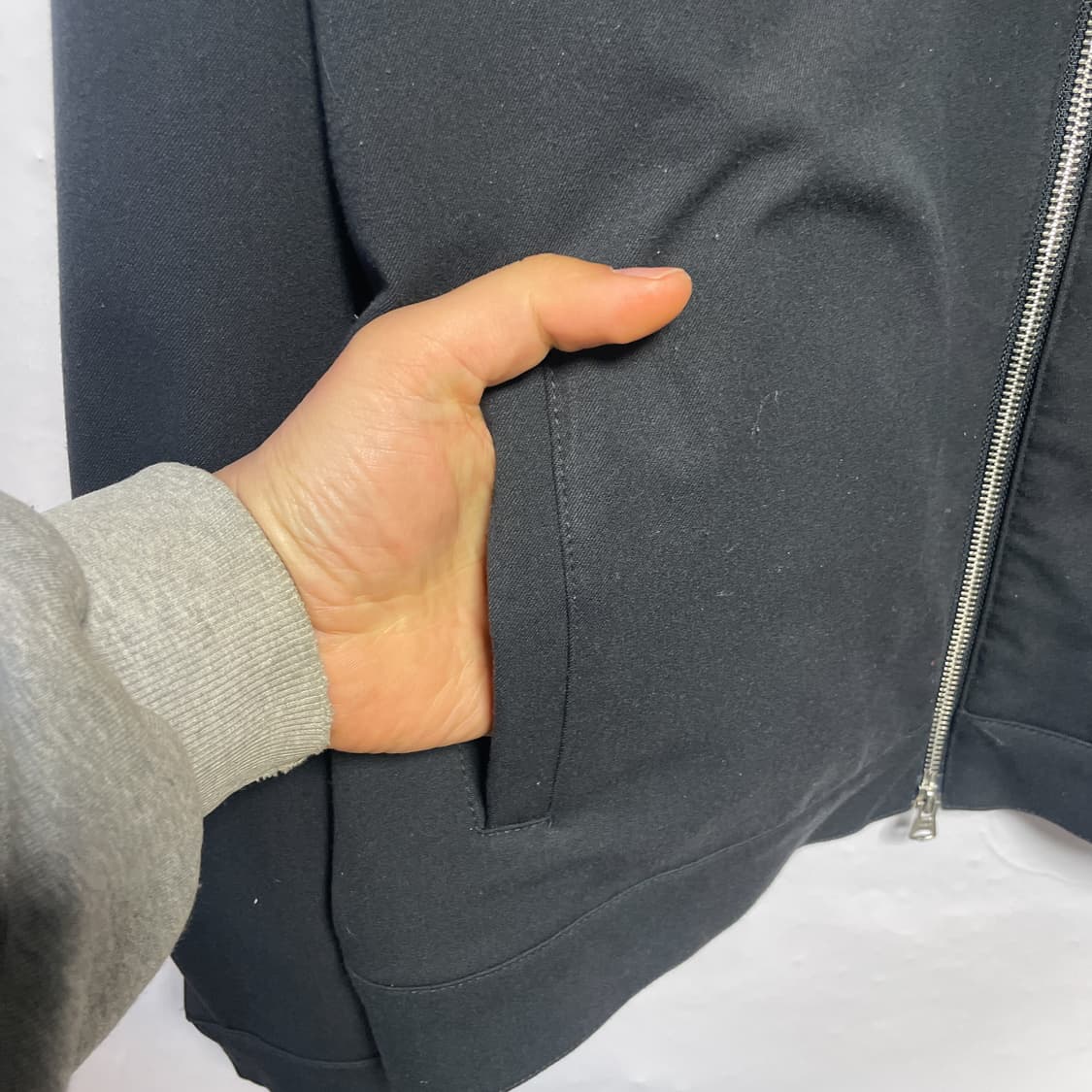 무신사스탠다드 항공 점퍼/블루종/MA-1 다크 그레이 상품이미지6