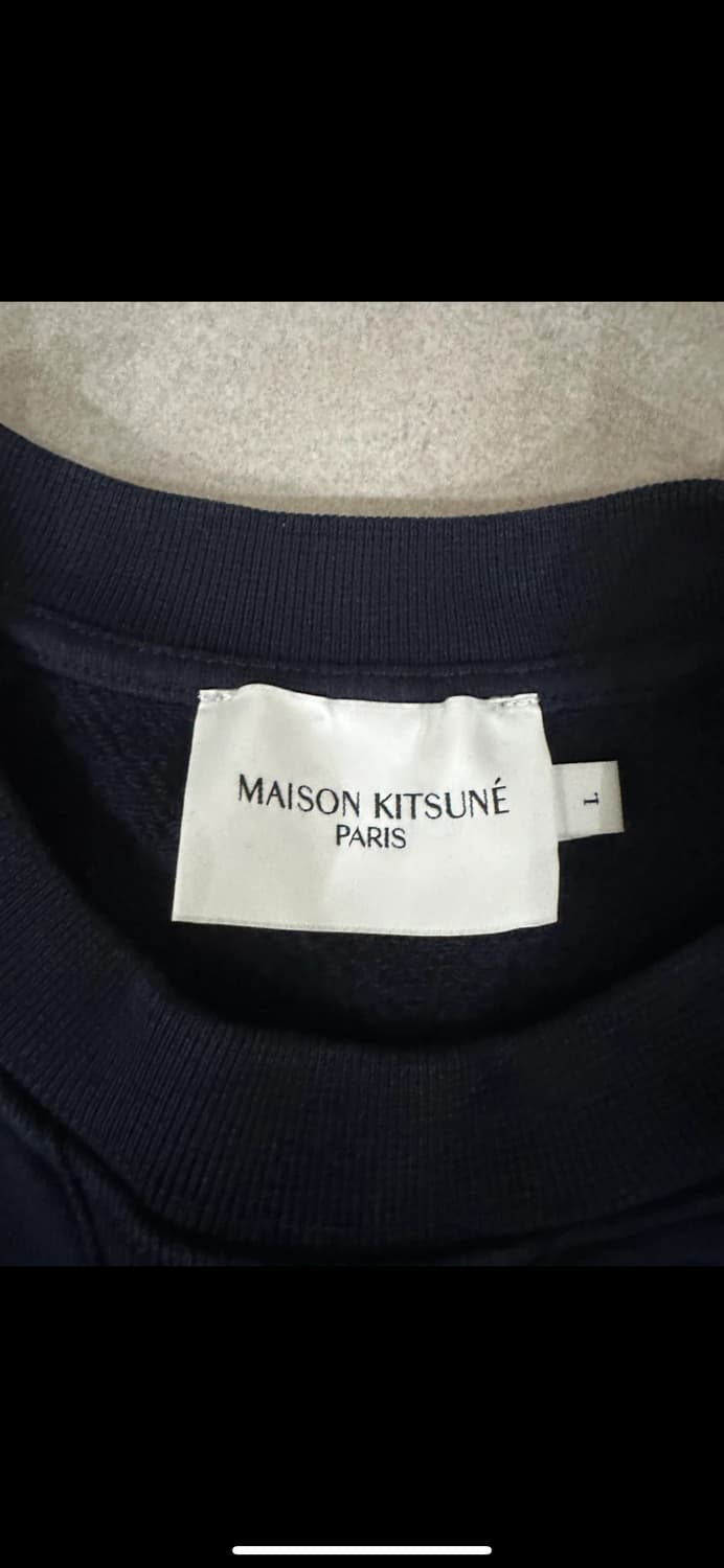 메종키츠네 폭스헤드패치 맨투맨 상품이미지3