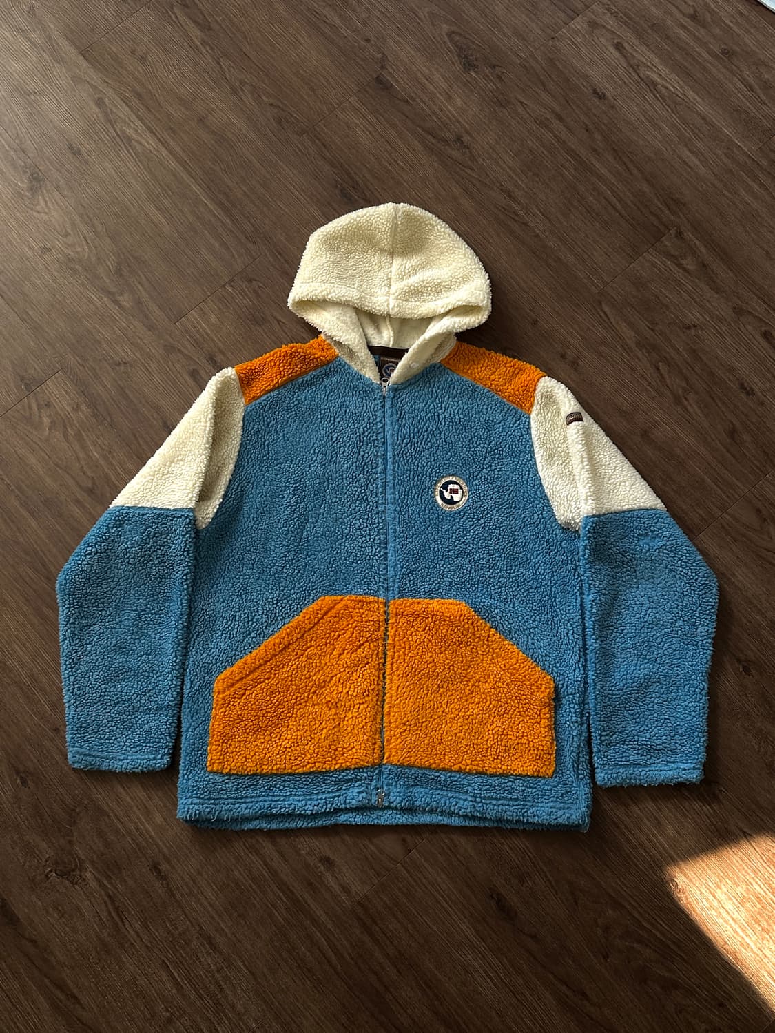 Napapijri 오버 컬러 플리스 후드집업 상품이미지7