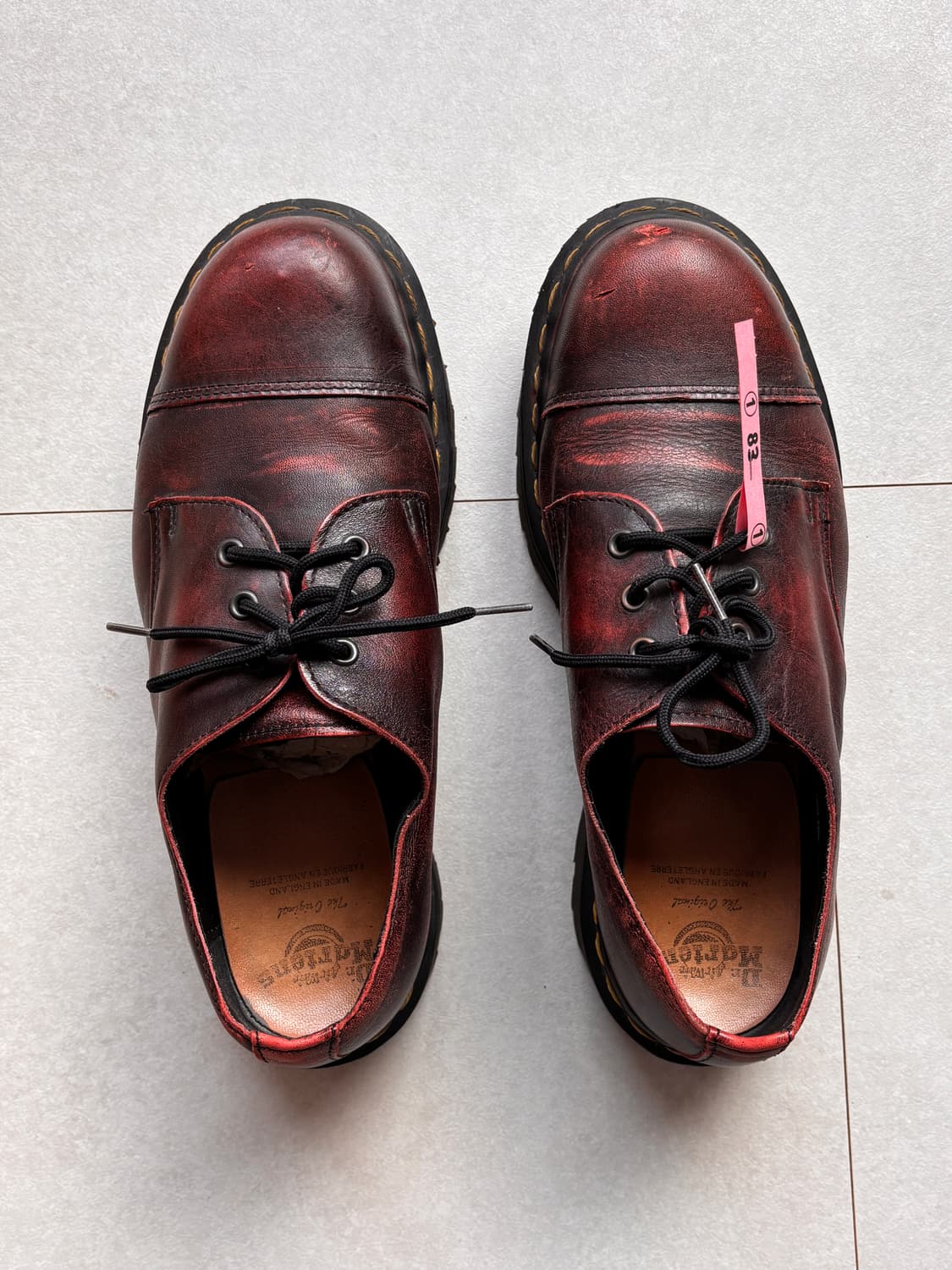 닥터마틴 Made in England 9202 버건디 UK9/280 상품이미지3