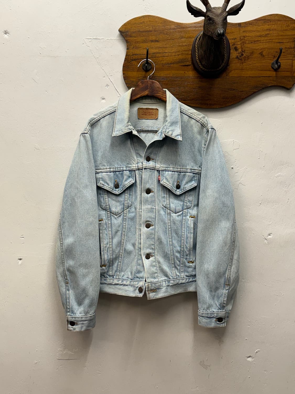80s USA Levi's Denim Trucker Jacket 상품이미지1