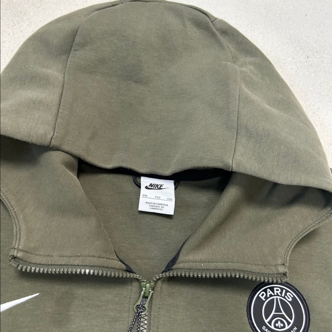 Nike Khaki Tech Pack PSG Hoodie Zip-up   상품이미지6