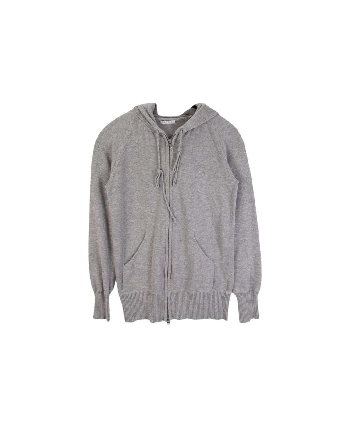 Crolla Gray Zip Up Hoodies 상품이미지3