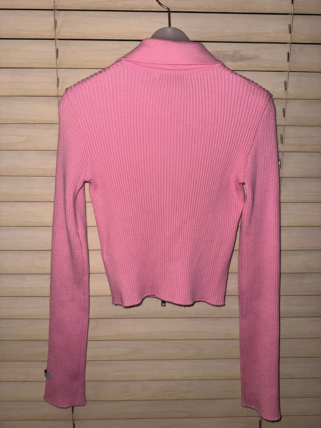 InstantFunk two-way crop cardigan(pink) 상품이미지2