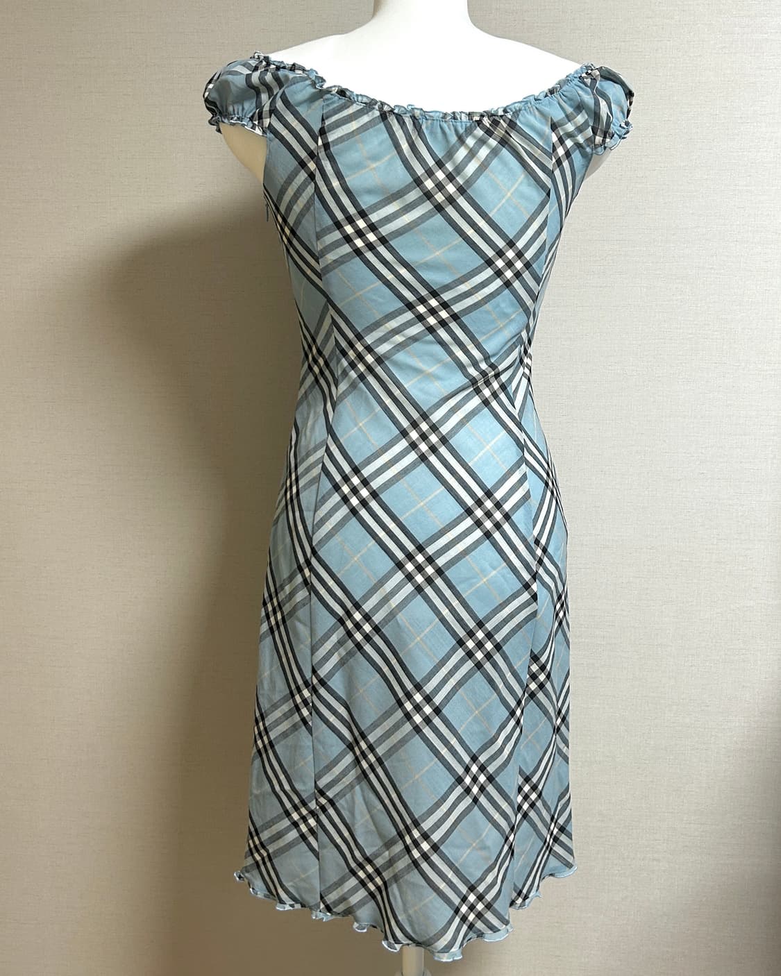 [버버리]Burberry Blue Check (버버리 블루 체크 원피스) 상품이미지3