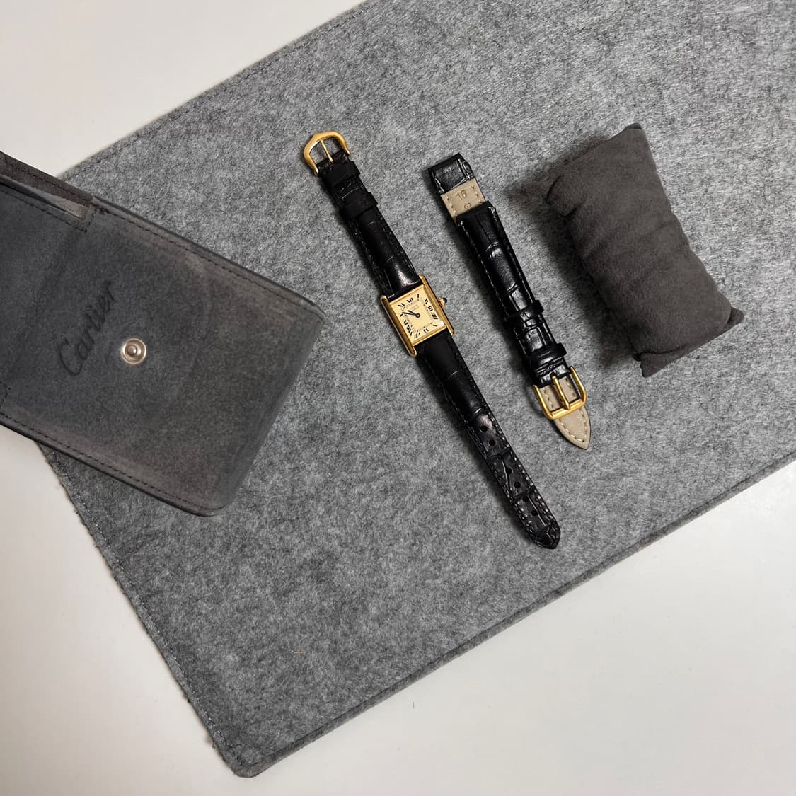 까르띠에 빈티지 탱크 머스트 시계 상품이미지2