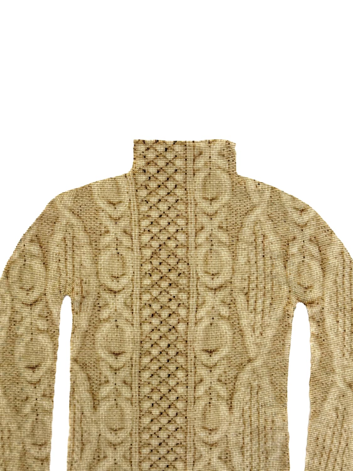 Issey Miyake Cable Knit Highneck L/S Top 상품이미지3