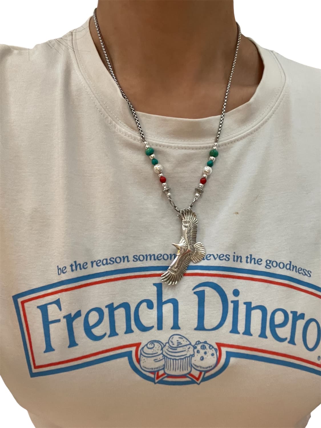 silver egle navaho nacklace  상품이미지7
