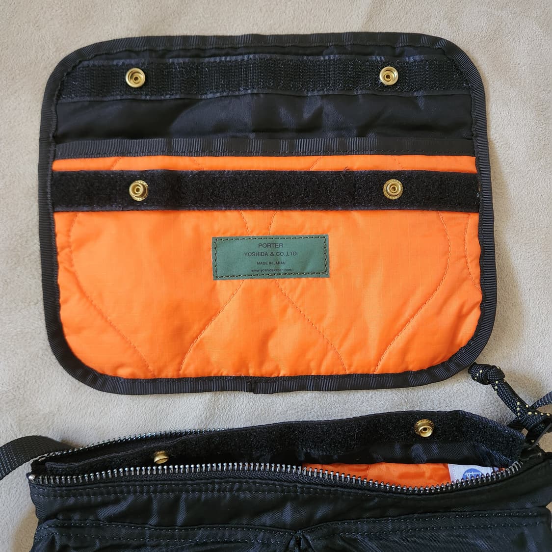 요시다 포터 Porter 포스 숄더백 블랙 상품이미지9