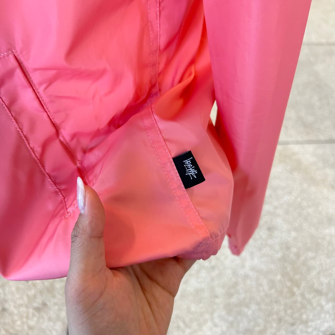 Stussy Women Pink Coach Jacket 상품이미지4
