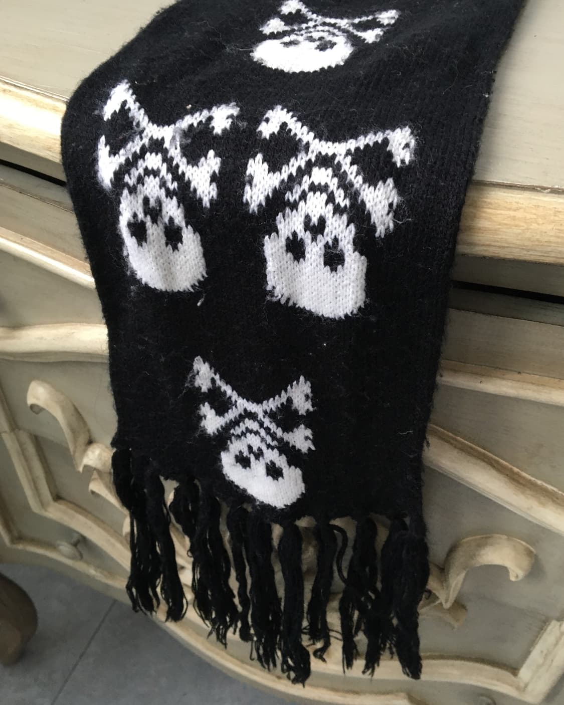  skull pattern muffler 상품이미지3