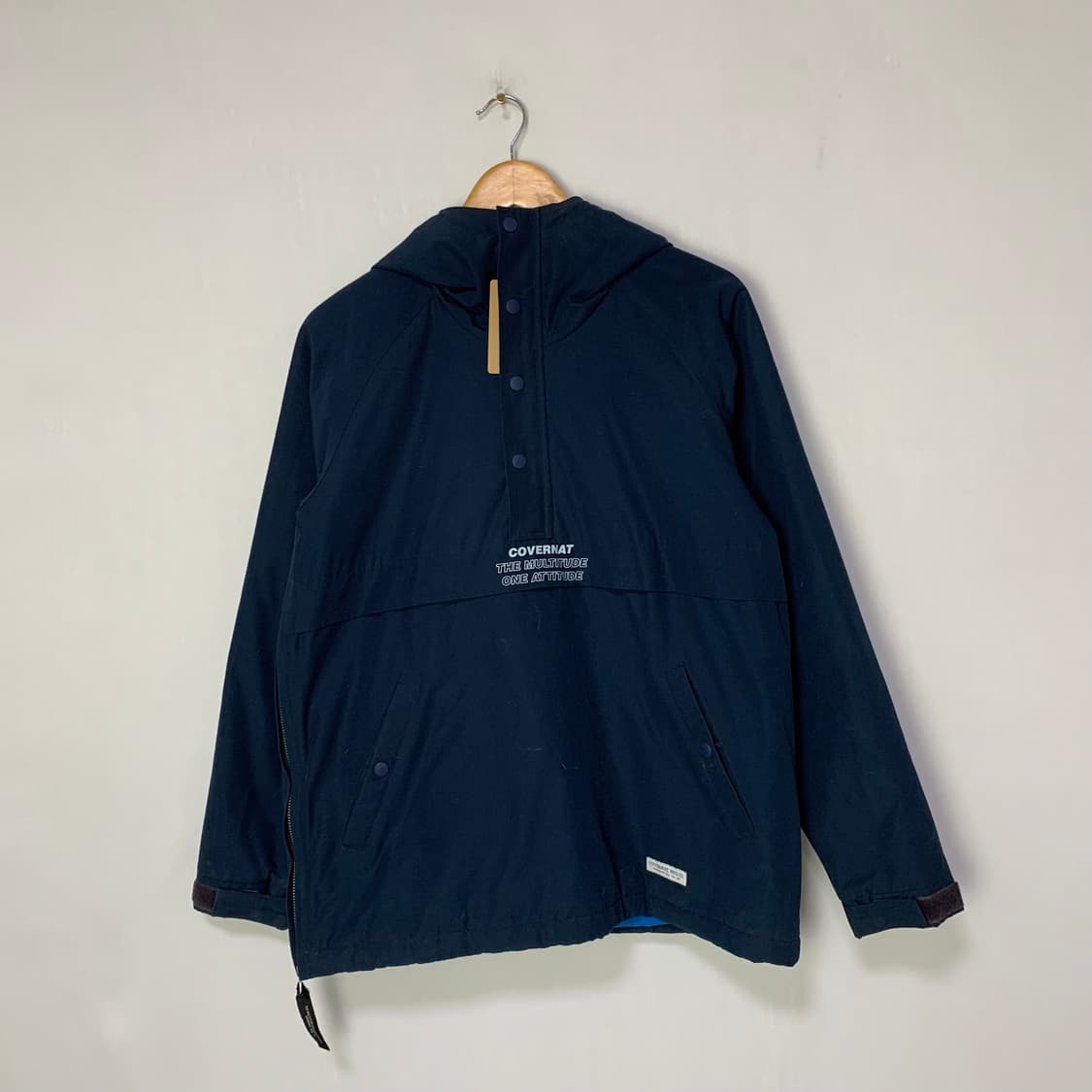 커버낫 네이비 아노락 후드 바람막이 빈티지 M 상품이미지1