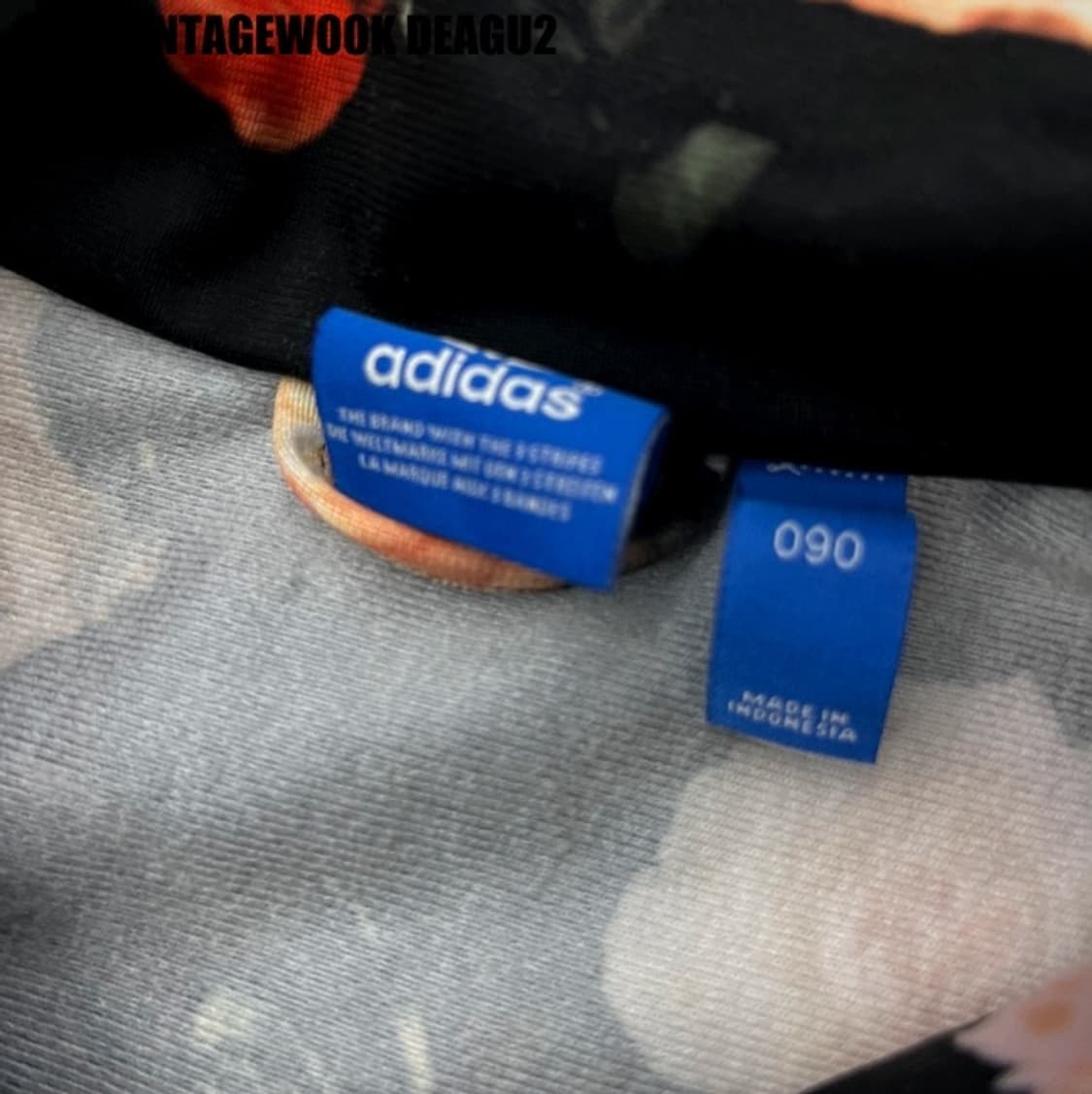 아디다스 파이어버드 꽃패턴 져지 트랙탑 S 90 상품이미지4