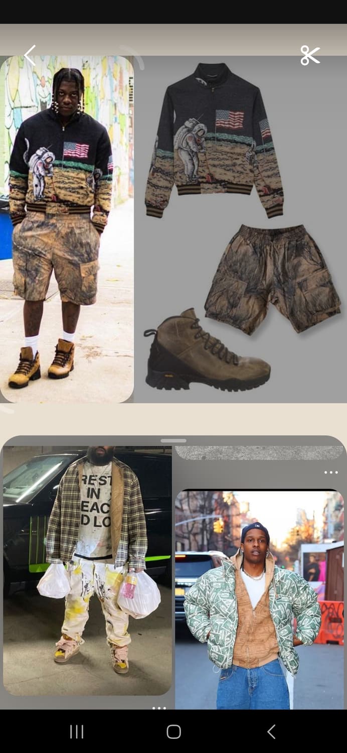 Yeezy season4 leaf camo shorts 상품이미지6