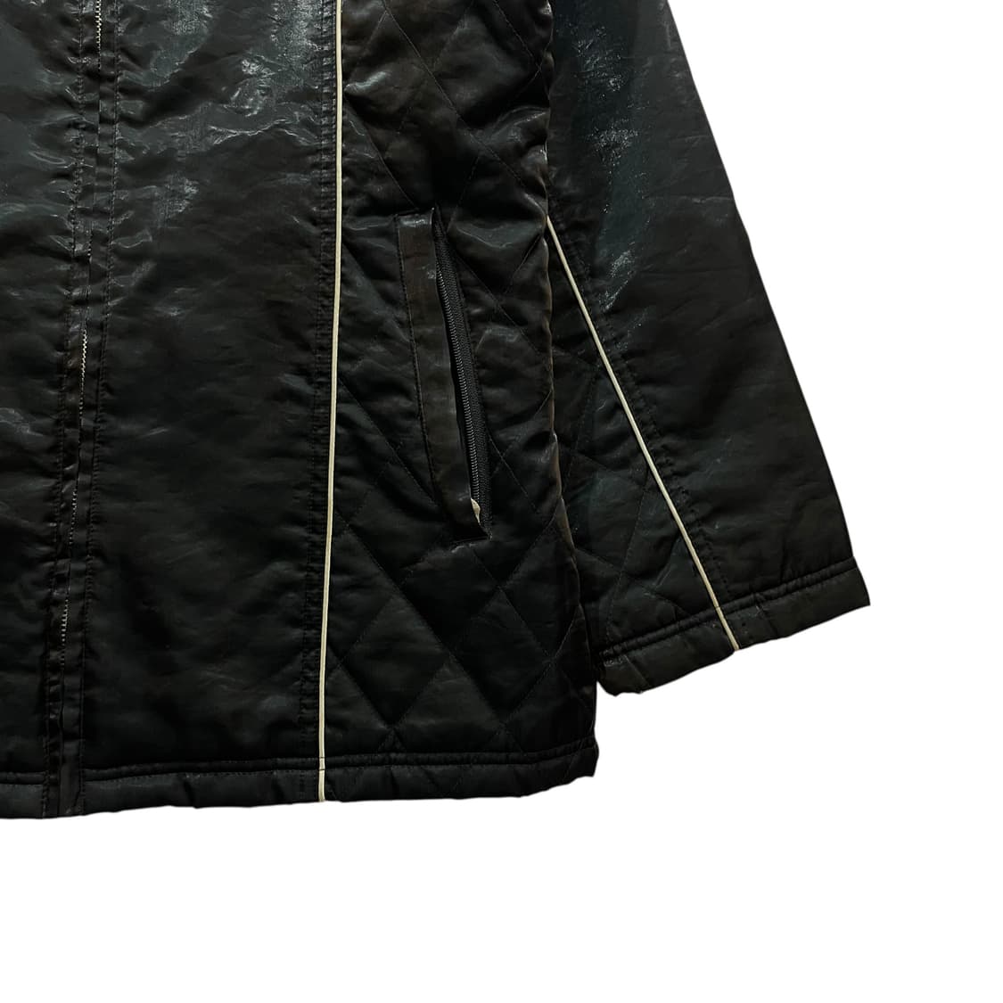 Adidas Vintage Quilted Zip Jacket 상품이미지4