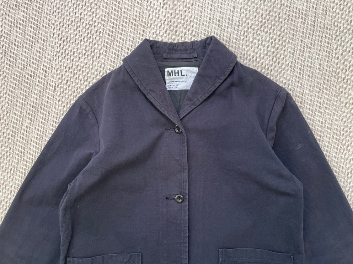 마가렛호웰 코튼 네이비 워크자켓  J04218 상품이미지2