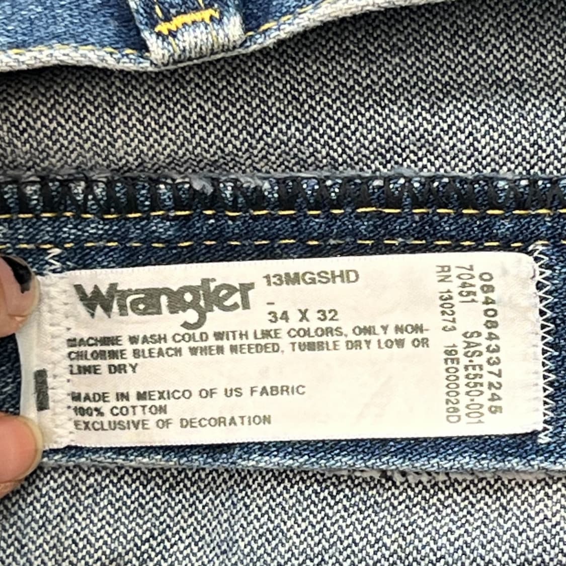 랭글러 데님팬츠 r1391 상품이미지8