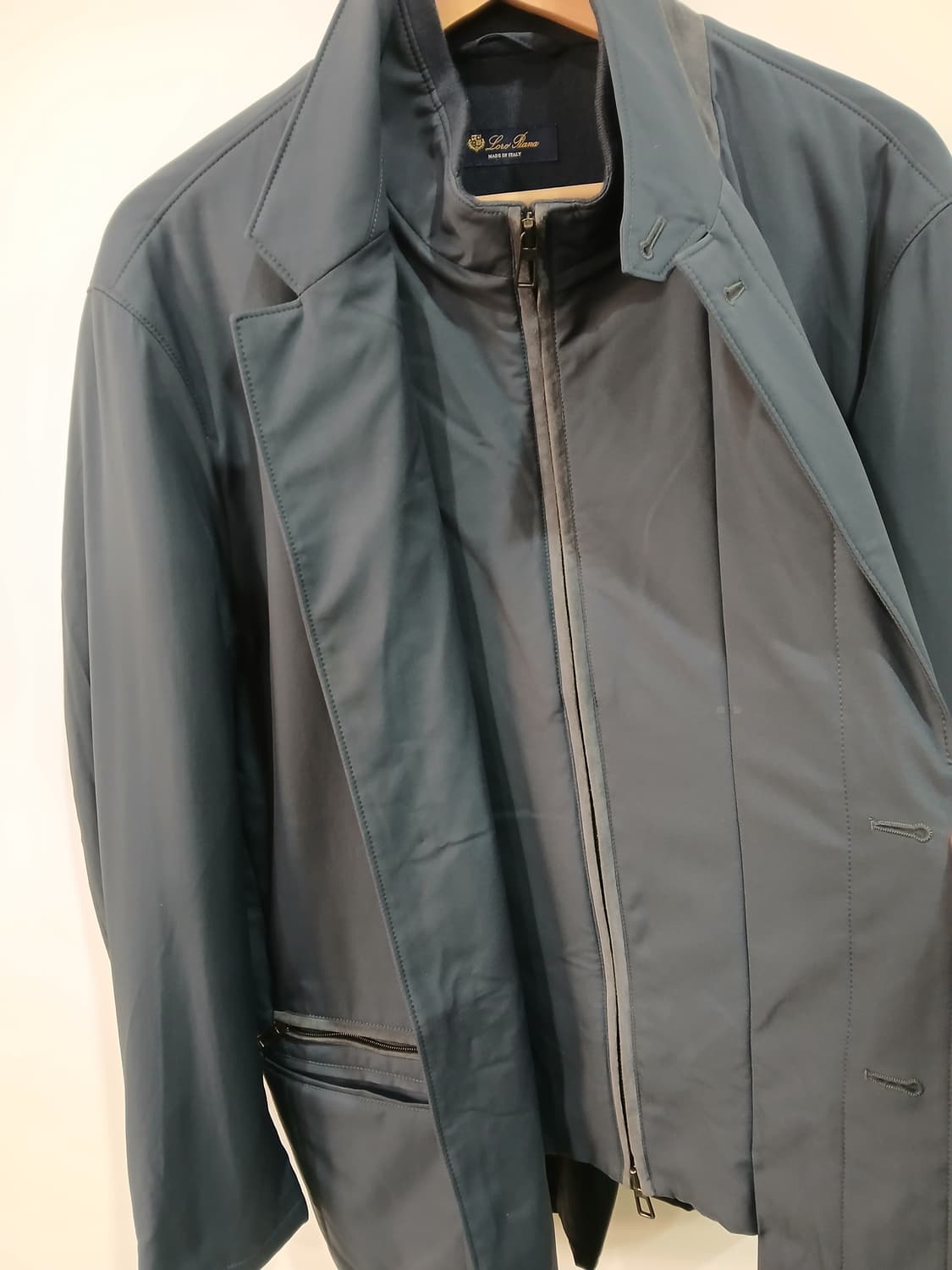 정품)로로피아나 로드스터 남성 고급 자켓L(안감캐시미어100,포인트염소가 상품이미지5