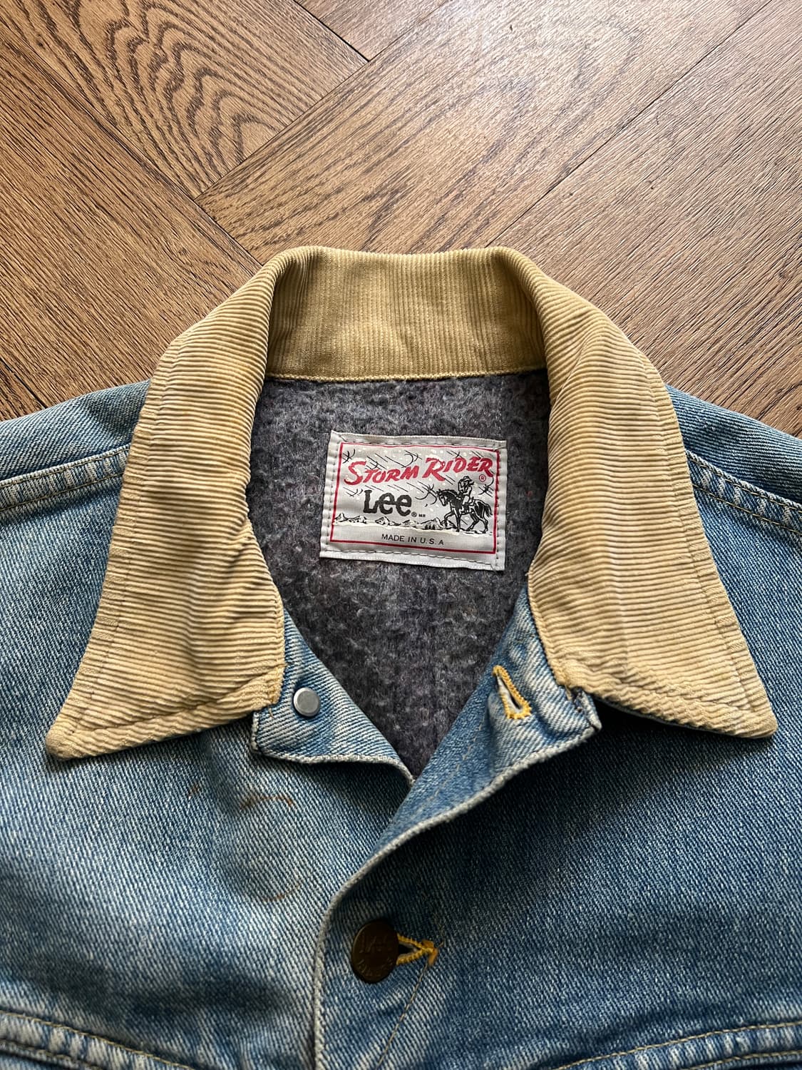 [M]70's Lee 스톰라이더 블랭킷 데님 트러커 자켓 R5 상품이미지2