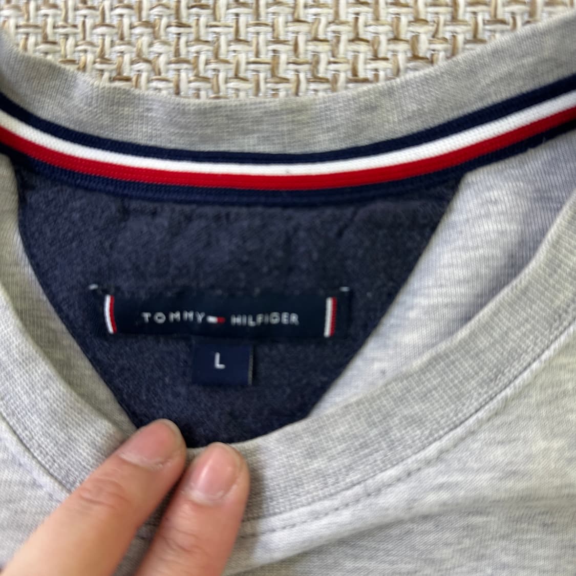 L 타미힐피거 맨투맨 스웻셔츠 0326D 상품이미지2