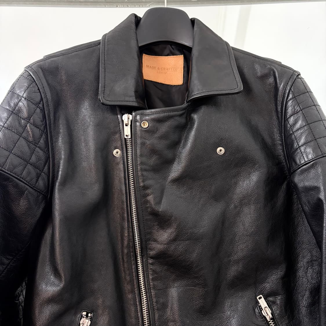 리바이스 Made&Crafted 소가죽 라이더 자켓 상품이미지7