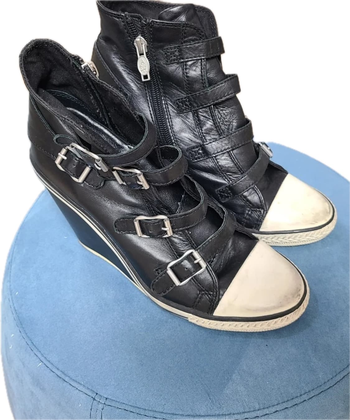 아쉬 델마 웨지힐 스니커즈 블랙 39 상품이미지2