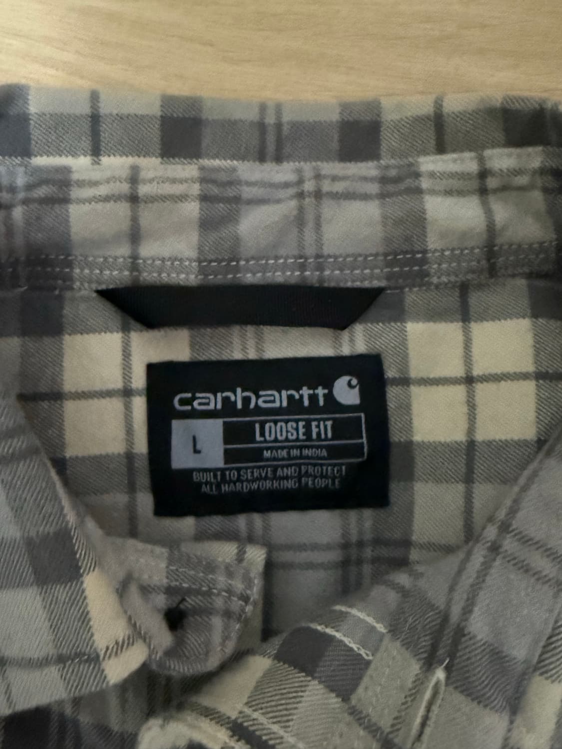 칼하트 플란넬 셔츠 L(표기) 상품이미지3