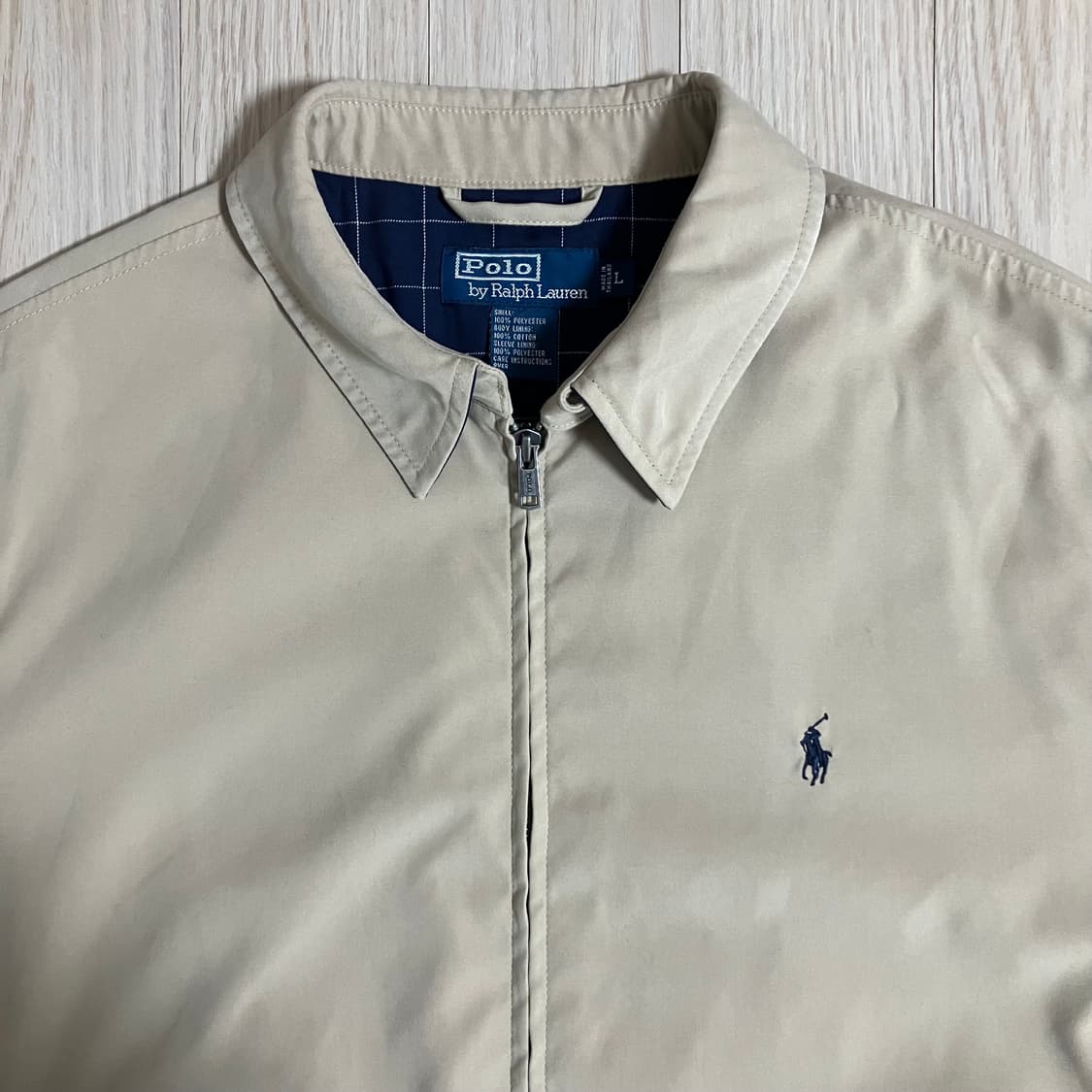 폴로 랄프로렌 폴리쉘 스윙탑 해링턴 자켓 베이지 상품이미지4