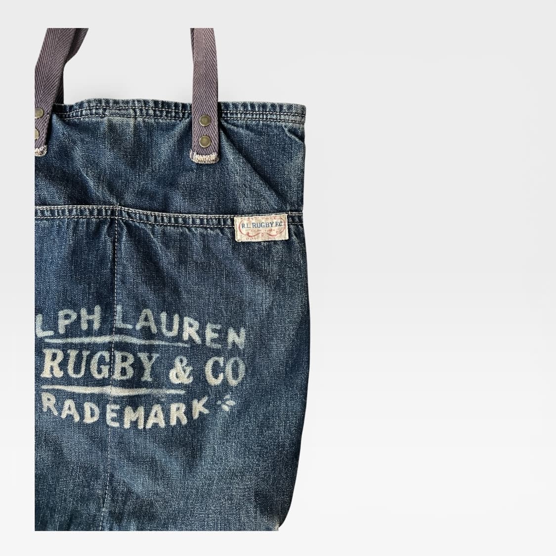 폴로 럭비(Rugby) 데님 토트백 상품이미지3