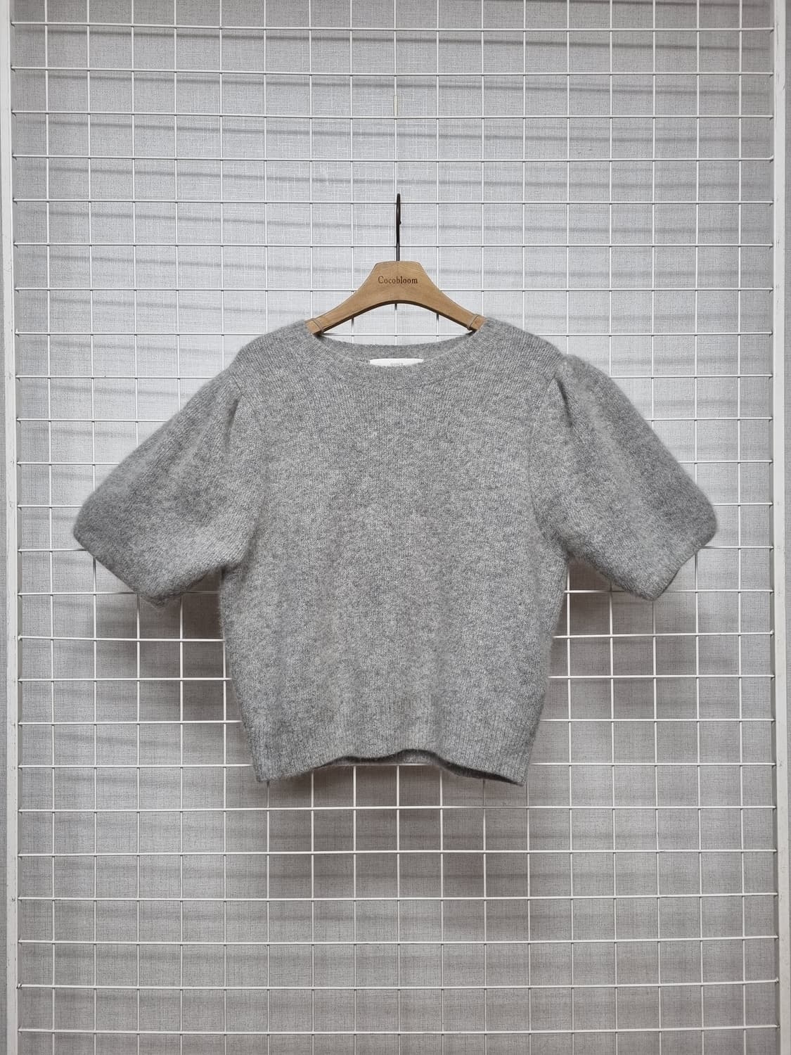 OUNCE 온스 퍼프소매 니트 상품이미지1