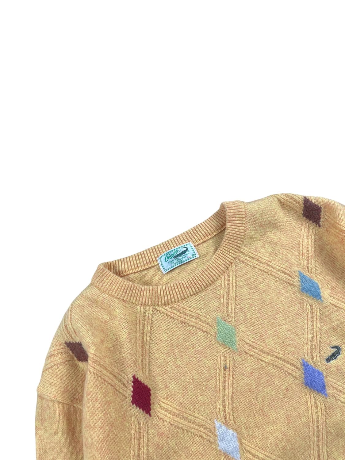 CROCODILE 노랑색 울 니트  상품이미지2