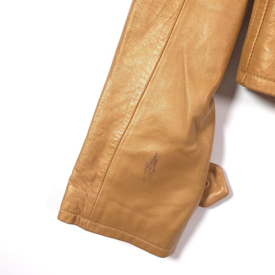 카루소 리얼 양가죽 100% 견장 숏 레더 자켓 55 상품이미지5