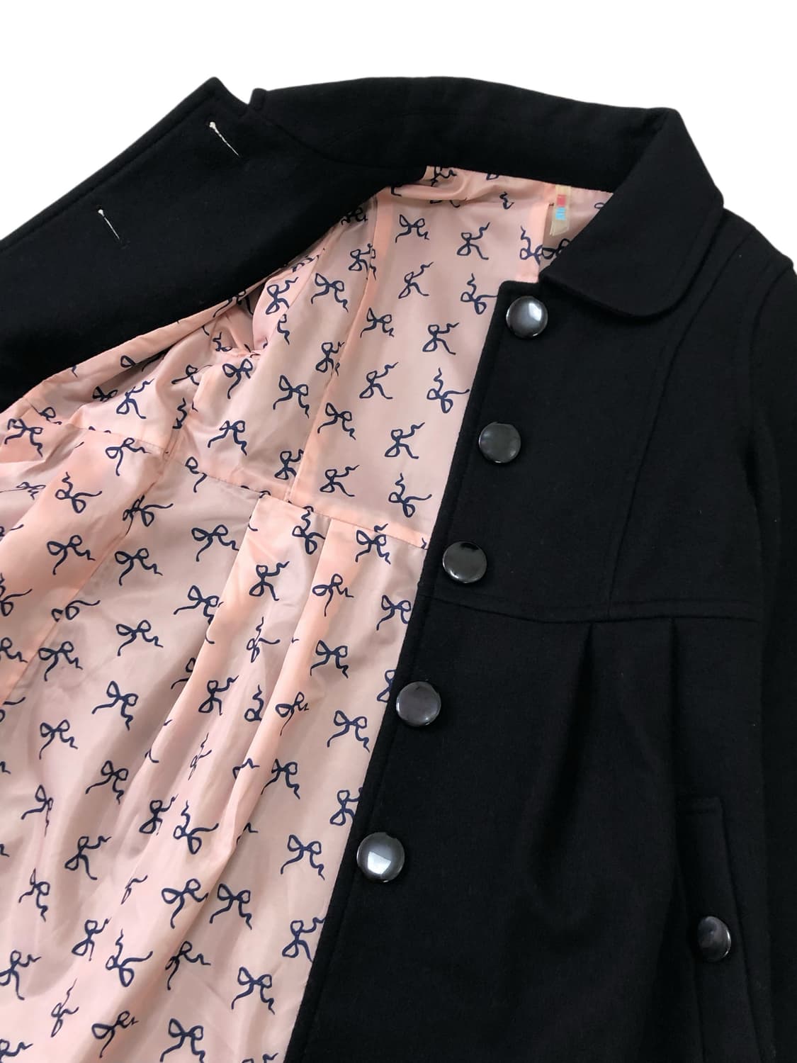 슬림핏 미디 블랙 코트 상품이미지10