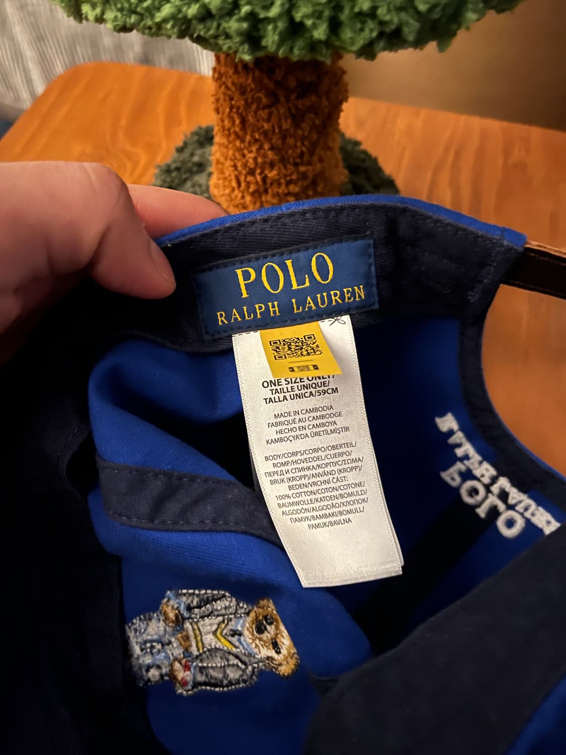 폴로 베어 볼캡 블루 상품이미지4