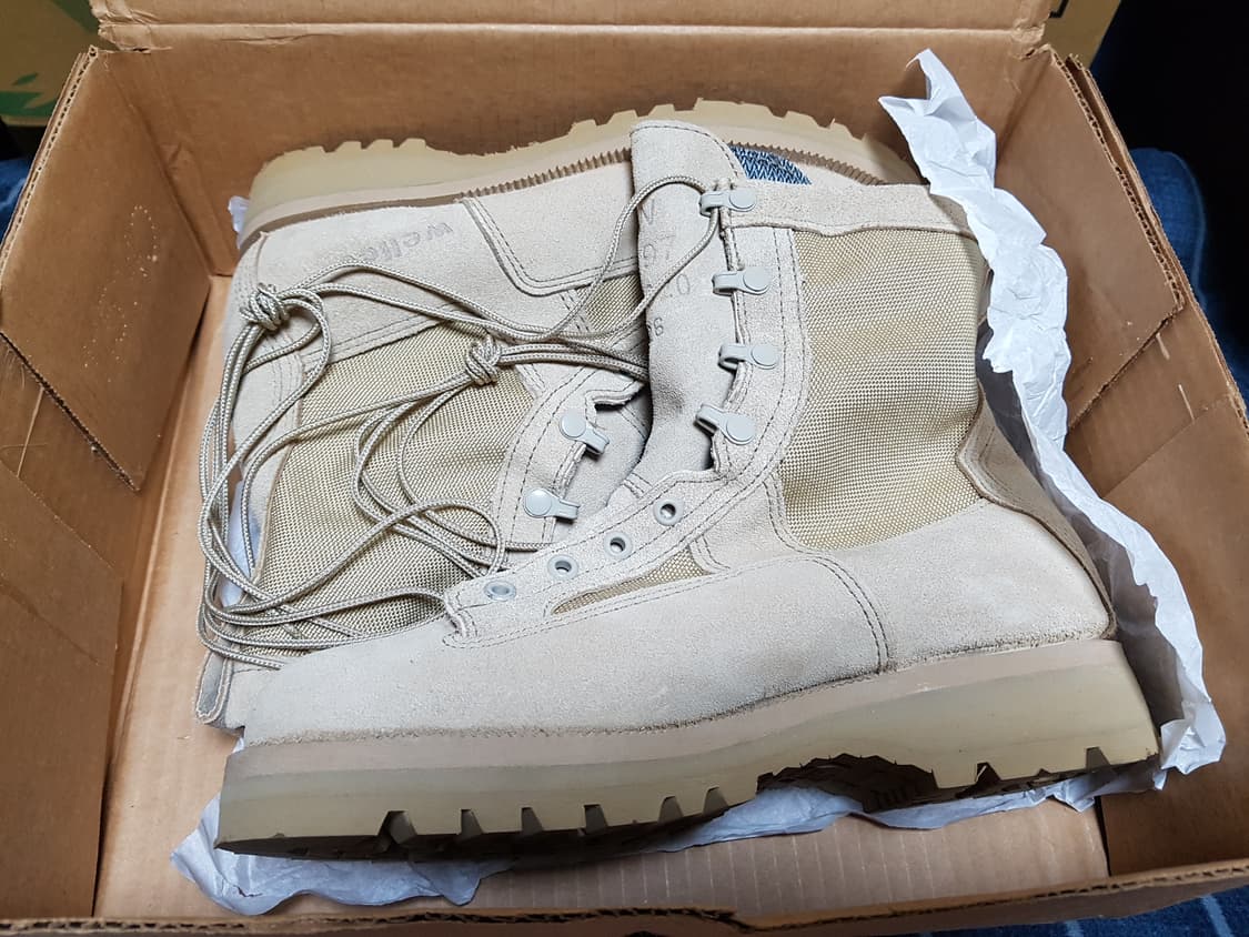 웰코 사막화 전투화 군화 부츠 7.5W 판매 상품이미지1